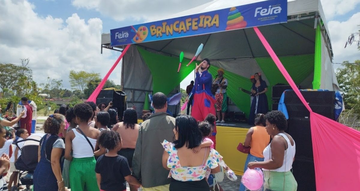Brinca Feira leva alegria e diversão ao Parque da Cidade no Dia das Crianças em Feira de Santana - Foto: Wellington Lobo